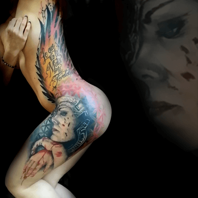 Tatuaje para mujeres Todo o Nada en Murcia
